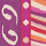 Terence Ikat Fabric – MAGENTA | Schumacher | Wallpaper Twins Terence Ikat fabric MAGENTA color by Schumacher