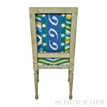 Terence Ikat Fabric – PEACOCK | Schumacher | Wallpaper Twins Terence Ikat fabric PEACOCK color by Schumacher