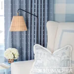 TETON fabric SKY color by Schumacher