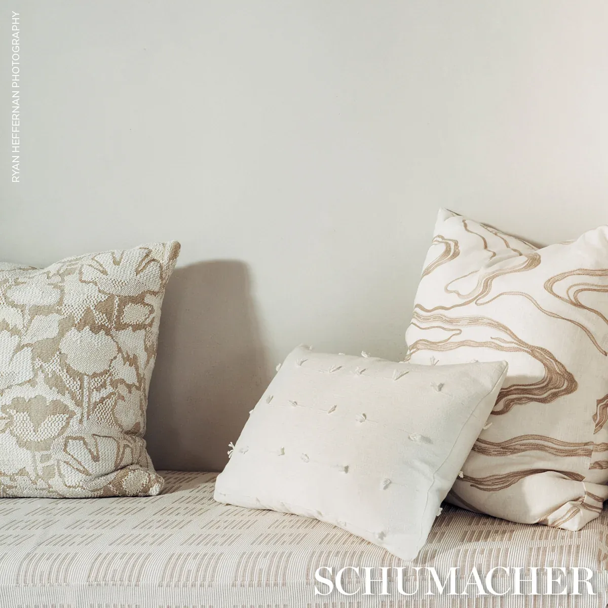 TETON fabric SNOW color by Schumacher