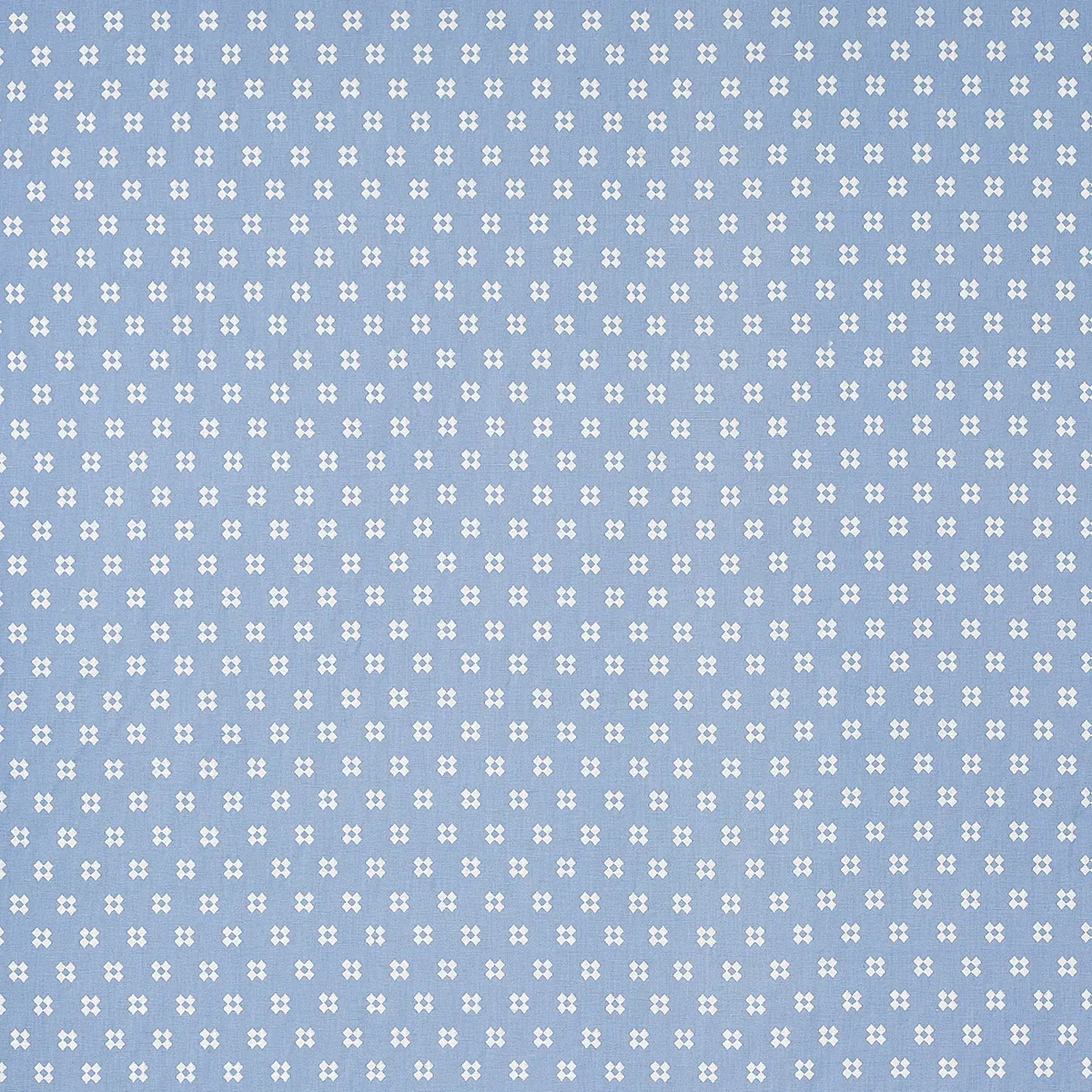 THANDIE EMBROIDERY Fabric – IVORY ON CHAMBRAY | Schumacher | THANDIE EMBROIDERY fabric IVORY ON CHAMBRAY color by Schumacher