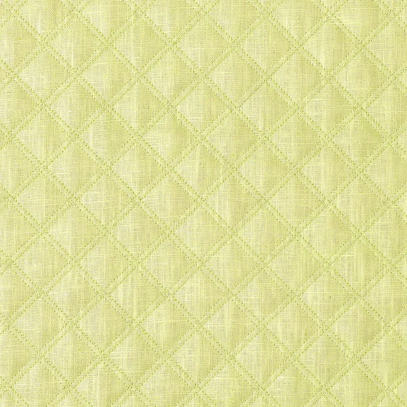 THAYER MATELASSÉ LINEN fabric PEAR color by Schumacher