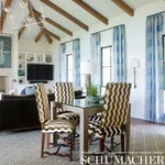 THE WAVE VELVET Fabric – SKY | Schumacher | Wallpaper Twins THE WAVE VELVET fabric SKY color by Schumacher