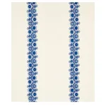 THEODORA EMBROIDERY fabric BLUE color by Schumacher