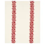 THEODORA EMBROIDERY fabric RED color by Schumacher