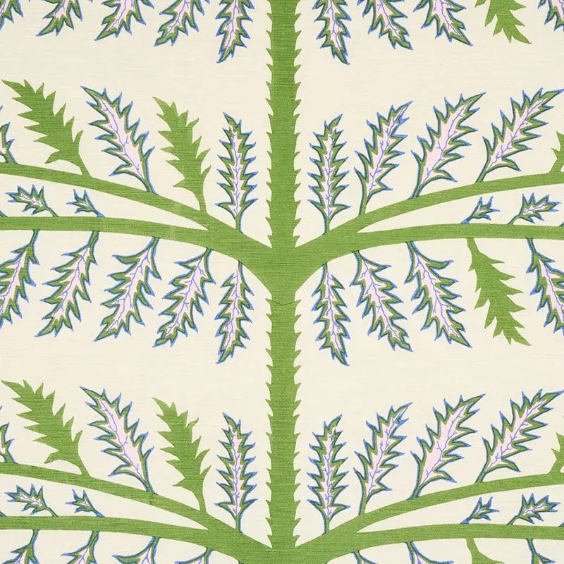 THISTLE fabric IVORY color by Schumacher