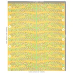 THISTLE Fabric – MUSTARD | Schumacher | Wallpaper Twins THISTLE fabric MUSTARD color by Schumacher