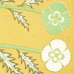 THISTLE Fabric – MUSTARD | Schumacher | Wallpaper Twins THISTLE fabric MUSTARD color by Schumacher
