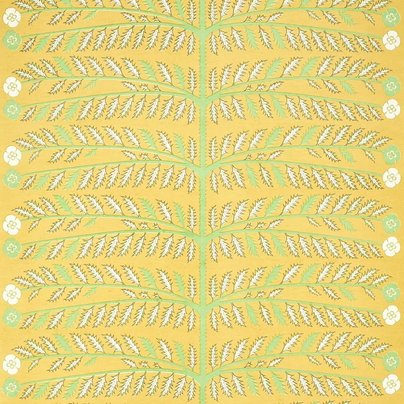 THISTLE fabric MUSTARD color by Schumacher