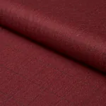 THOMPSON MERINO WINDOWPANE fabric SCARLET color by Schumacher
