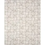 THRESHOLD PRINTED LINEN fabric GINGER color by Schumacher