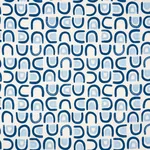 THRESHOLD PRINTED LINEN Fabric – LAPIS | Schumacher | Wallpa THRESHOLD PRINTED LINEN fabric LAPIS color by Schumacher
