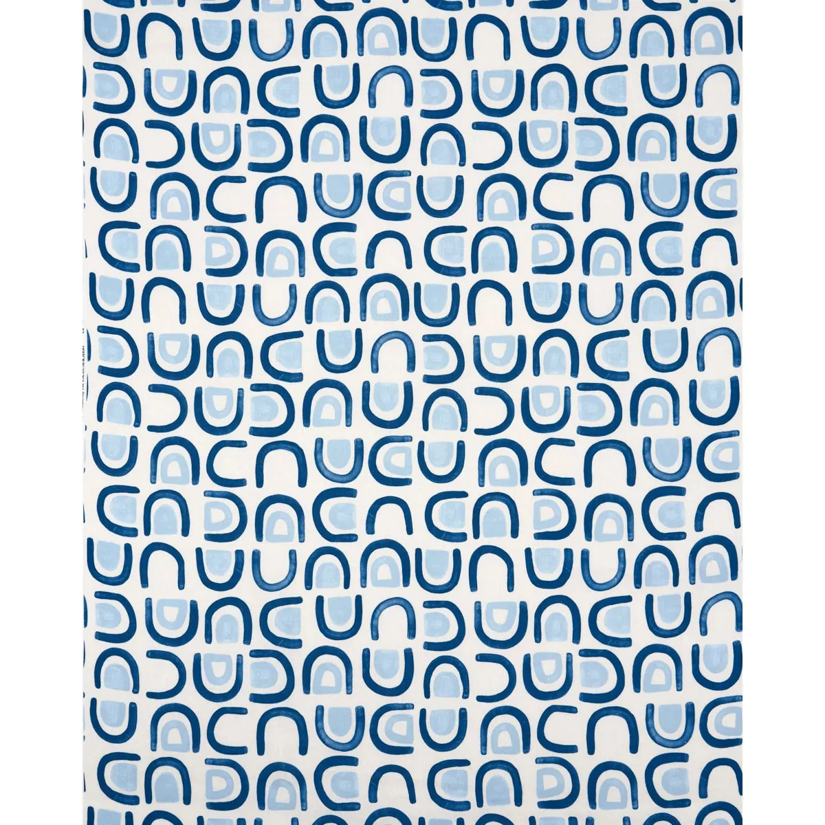 THRESHOLD PRINTED LINEN Fabric – LAPIS | Schumacher | Wallpa THRESHOLD PRINTED LINEN fabric LAPIS color by Schumacher