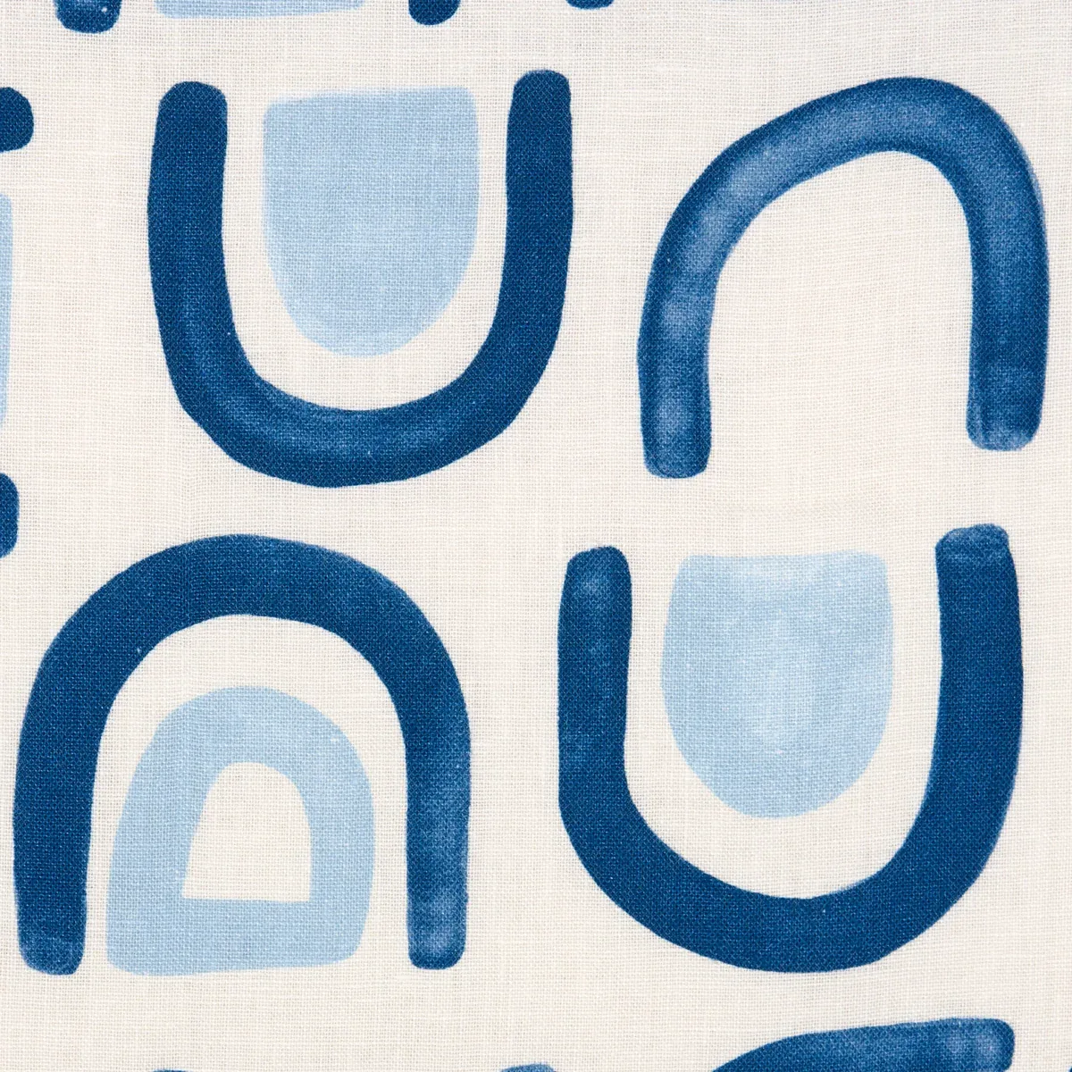 THRESHOLD PRINTED LINEN Fabric – LAPIS | Schumacher | Wallpa THRESHOLD PRINTED LINEN fabric LAPIS color by Schumacher
