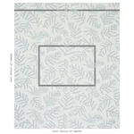 TIAH COVE fabric BLUE LEAF color by Schumacher