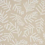 TIAH COVE fabric IVORY ON NATURAL color by Schumacher