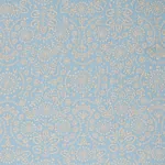 Tiana Embroidery fabric CHAMBRAY color by Schumacher