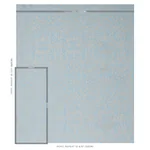 Tiana Embroidery fabric CHAMBRAY color by Schumacher