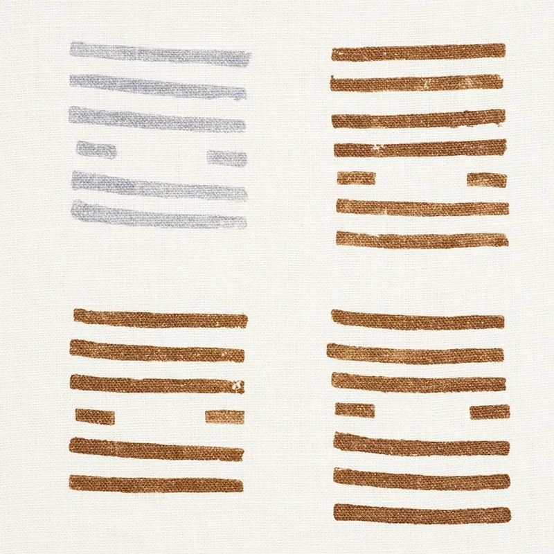 TIASQUAM Fabric – TEAK | Schumacher | Wallpaper Twins TIASQUAM fabric TEAK color by Schumacher