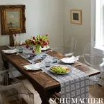 TIASQUAM WEAVE Fabric – GREY | Schumacher | Wallpaper Twins TIASQUAM WEAVE fabric GREY color by Schumacher