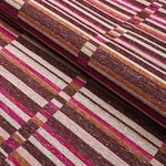 TIERRA STRIPE Fabric – BERRY | Schumacher | Wallpaper Twins TIERRA STRIPE fabric BERRY color by Schumacher