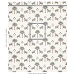 TIGER PALM fabric DELFT color by Schumacher