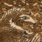 TIGRESS VELVET Fabric – GOLD | Schumacher | Wallpaper Twins TIGRESS VELVET fabric GOLD color by Schumacher