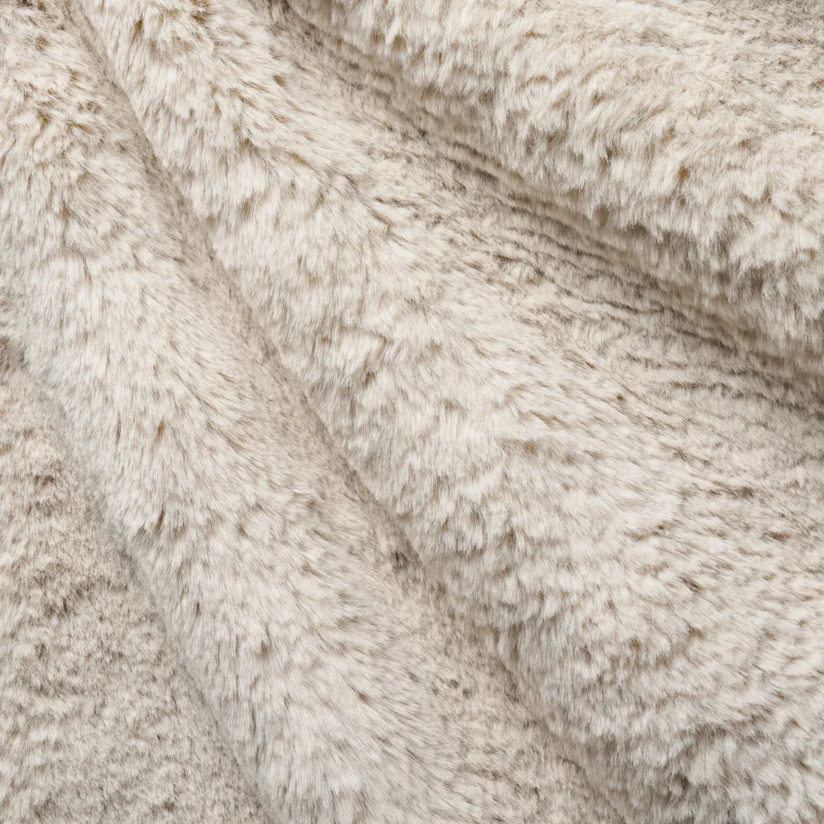 TIMBERLINE FAUX FUR fabric BIRCH color by Schumacher