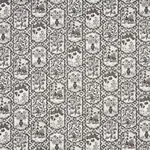 TING TING Fabric – BLACK | Schumacher | Wallpaper Twins TING TING fabric BLACK color by Schumacher