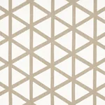 TIPTON APPLIQUÉ fabric FLAX color by Schumacher