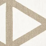 TIPTON APPLIQUÉ fabric FLAX color by Schumacher