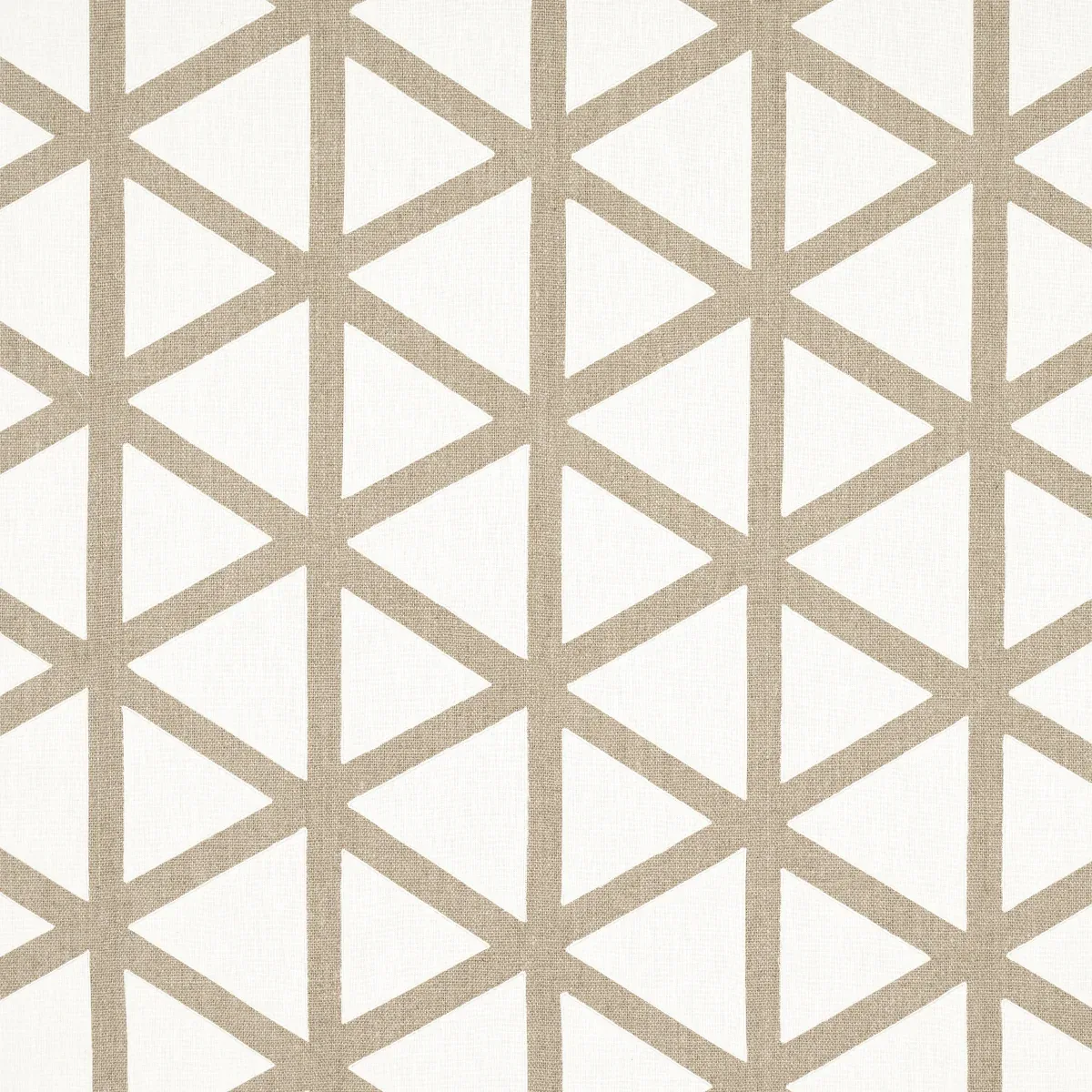 TIPTON APPLIQUÉ fabric FLAX color by Schumacher