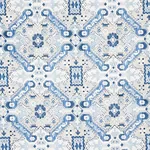 TIRAZ VELVET Fabric – INDIGO | Schumacher | Wallpaper Twins TIRAZ VELVET fabric INDIGO color by Schumacher