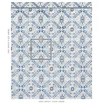 TIRAZ VELVET Fabric – INDIGO | Schumacher | Wallpaper Twins TIRAZ VELVET fabric INDIGO color by Schumacher