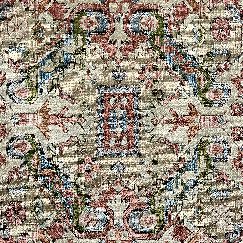 TIRAZ VELVET Fabric – MULTI | Schumacher | Wallpaper Twins TIRAZ VELVET fabric MULTI color by Schumacher