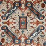 TIRAZ VELVET fabric SPICE color by Schumacher