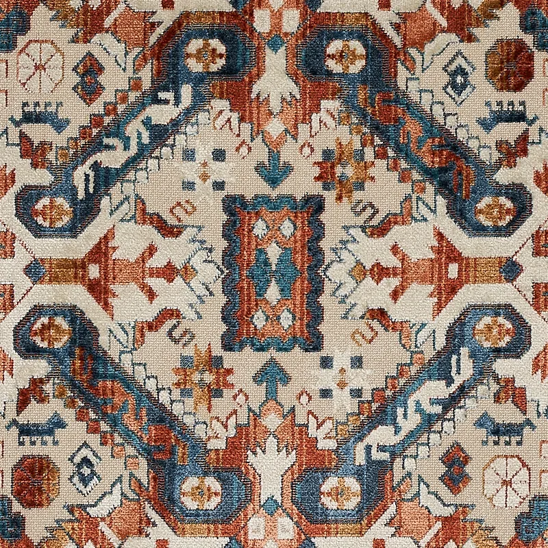 TIRAZ VELVET fabric SPICE color by Schumacher