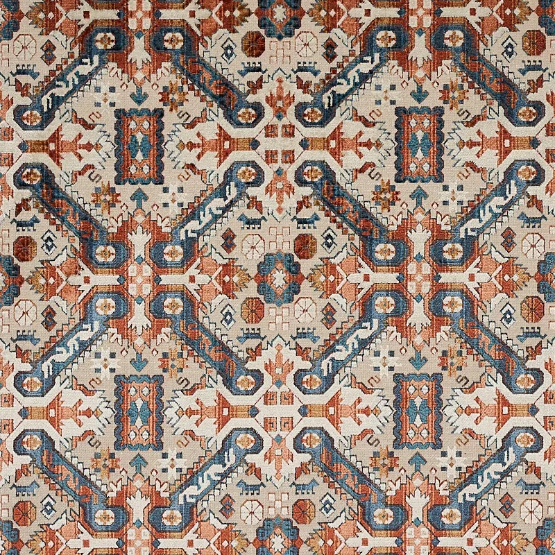 TIRAZ VELVET fabric SPICE color by Schumacher