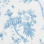 TOILE DE LA PRAIRIE fabric BLUE color by Schumacher