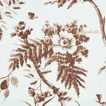 TOILE DE LA PRAIRIE fabric BROWN color by Schumacher