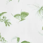 TOILE DE LA PRAIRIE fabric GREEN color by Schumacher