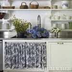TOILE TROPIQUE Fabric – BLACK | Schumacher | Wallpaper Twins TOILE TROPIQUE fabric BLACK color by Schumacher