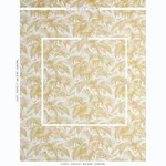 TOILE TROPIQUE Fabric – GOLD | Schumacher | Wallpaper Twins TOILE TROPIQUE fabric GOLD color by Schumacher