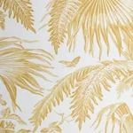 TOILE TROPIQUE Fabric – GOLD | Schumacher | Wallpaper Twins TOILE TROPIQUE fabric GOLD color by Schumacher