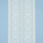 TOLEDO EMBROIDERY Fabric – CHAMBRAY | Schumacher | Wallpaper TOLEDO EMBROIDERY fabric CHAMBRAY color by Schumacher