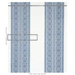 TOLEDO EMBROIDERY Fabric – NAVY | Schumacher | Wallpaper Twi TOLEDO EMBROIDERY fabric NAVY color by Schumacher