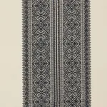 TOLEDO EMBROIDERY fabric NOIR color by Schumacher