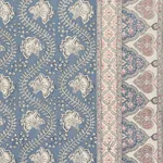 TOMBAY fabric DELFT color by Schumacher