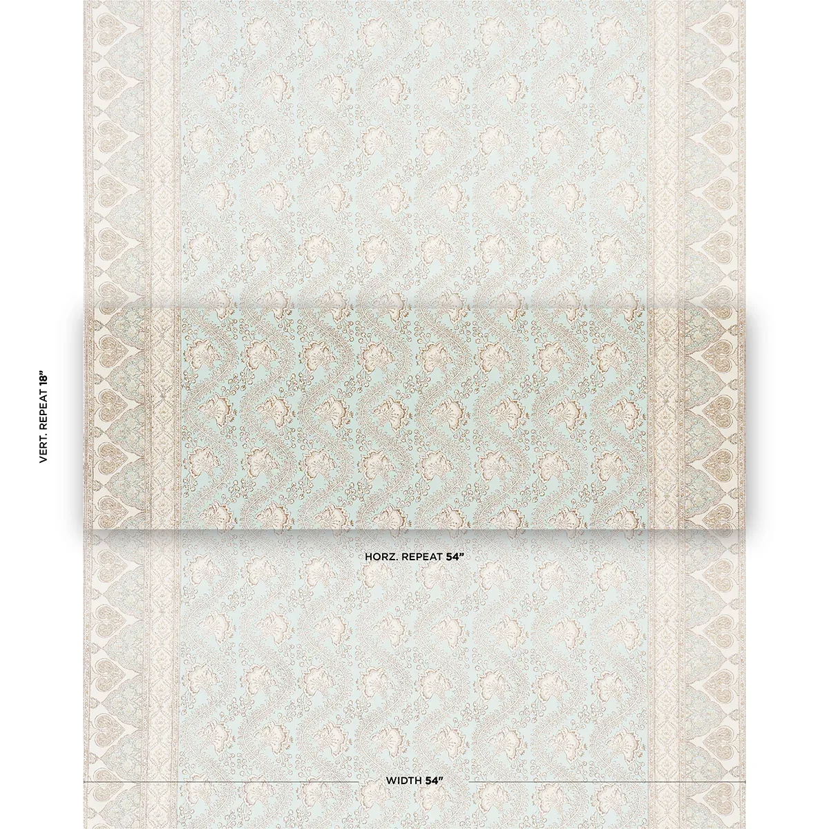 TOMBAY fabric MINERAL color by Schumacher