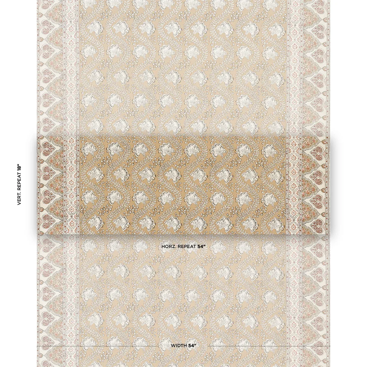 TOMBAY Fabric – OCHRE | Schumacher | Wallpaper Twins TOMBAY fabric OCHRE color by Schumacher